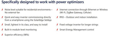 SolarEdge 25,000W Three Phase Inverter N4 Basic NO DISPLAY - I.T.S Technologies